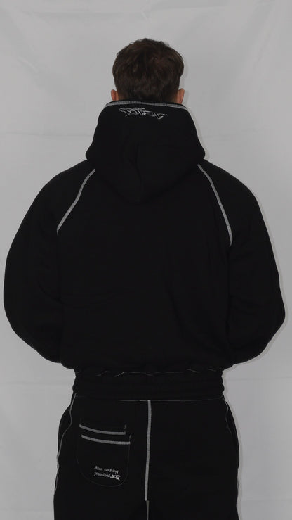 "Ain't nothin promised" - Hoodie (Schwarz)
